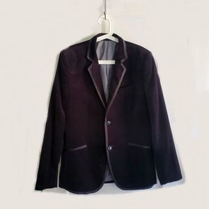 Men's Velvet Black Blazer Sz S